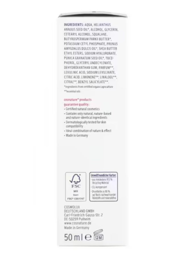 cosnature Pomegranate Face Cream – Moisturizing & Anti-Aging Care – 50 ML – Natural – Made in Germany - Image 2