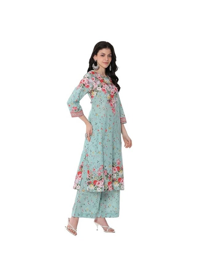 بيبا طقم كورتة قطنية مطبوعة للنساء من بيبا، مقاس 3XL - Image 3