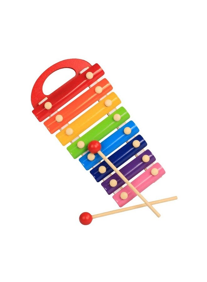 Kiditos Wooden Musical Toy (Eight Tone) Xylophone with Child Safe Mallets - Image 1