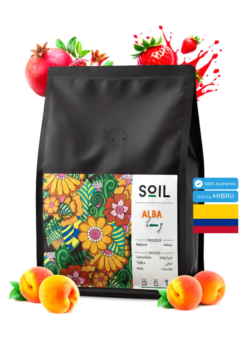 SOIL Coffee bean Colompia Alba Dried for Espresso And Filter Corps 250G Unground roasted coffee beans for specialty coffee - Whole Beans - Image 1