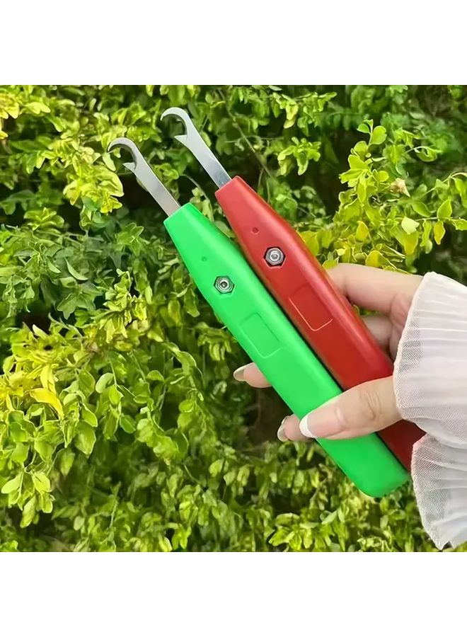 Random Color Manual Fruit Vegetable Picker Sharp Alloy Steel Head Harvesting Tool For Home Commercial Garden Orchard - Image 1