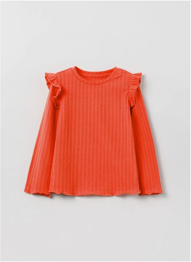 Ovs Ovs Long-Sleeved T-Shirt With Frills