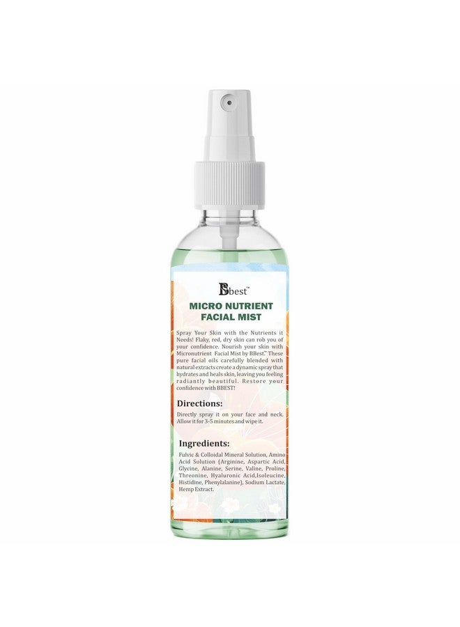 BBEST Micronutrient Face Mist & Toner 200 ml | Toner for glowing skin | Alcohol-Free Mist & toner for open pores Tightening | Women & Men - Image 2