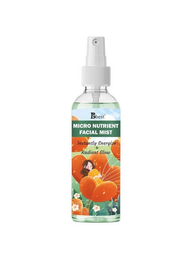 BBEST Micronutrient Face Mist & Toner 200 ml | Toner for glowing skin | Alcohol-Free Mist & toner for open pores Tightening | Women & Men - Image 1