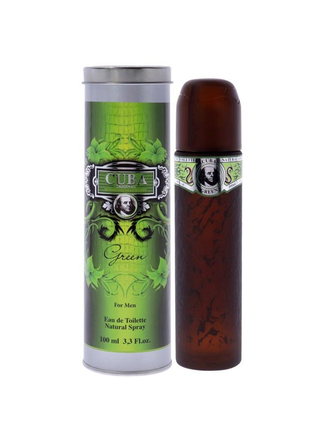 Cuba Green by Cuba for Men 3.3 oz Eau de Toilette Spray - Image 1