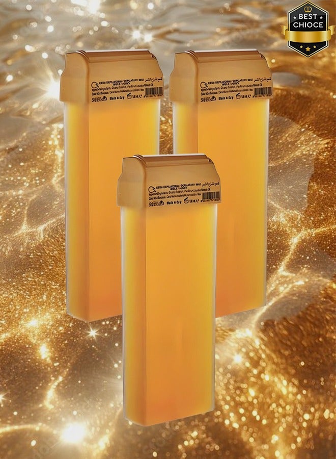 SkinSystem 3 Pieces Skin System Roll Wax With Honey 100ml - Image 1
