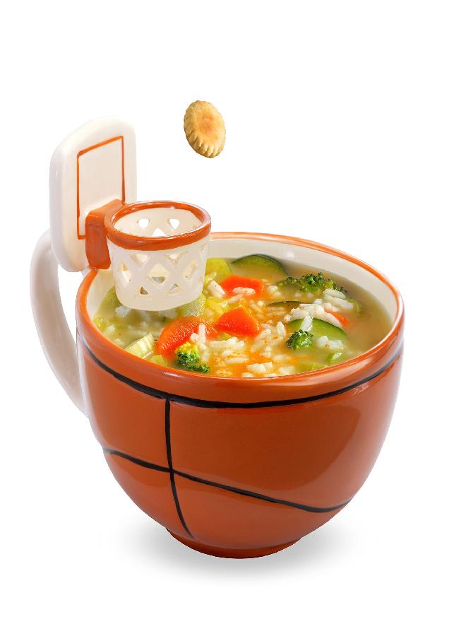 MAX'IS Creations MAX'IS Creations | The Mug with a Hoop| Coffee & Hot Chocolate Mug, Cereal, Soup Bowl Cup | Novelty Gift Basketball Accessories for Sports Coaches, Dad, Mom, Basketball Gifts for Boys 8-12 & Girls  - Image 3