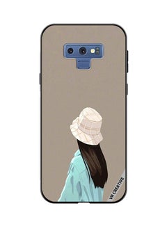 Protective Case Cover For Samsung Galaxy Note 9 Brown Hat Girl Design Multicolour
