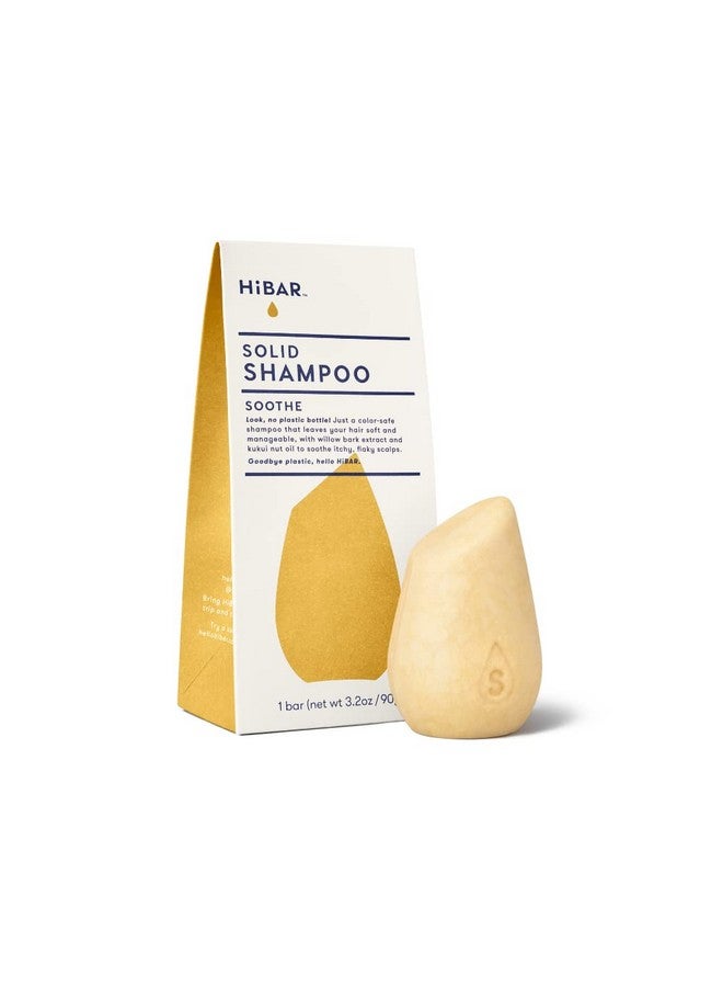 HiBAR Soothe Shampoo Bar Sulfate Free Shampoo Bar Eco Friendly Shampoo Bar All Natural Hair Care Plastic Free Travel Size Color Safe Eco Friendly Zero Waste - Image 2