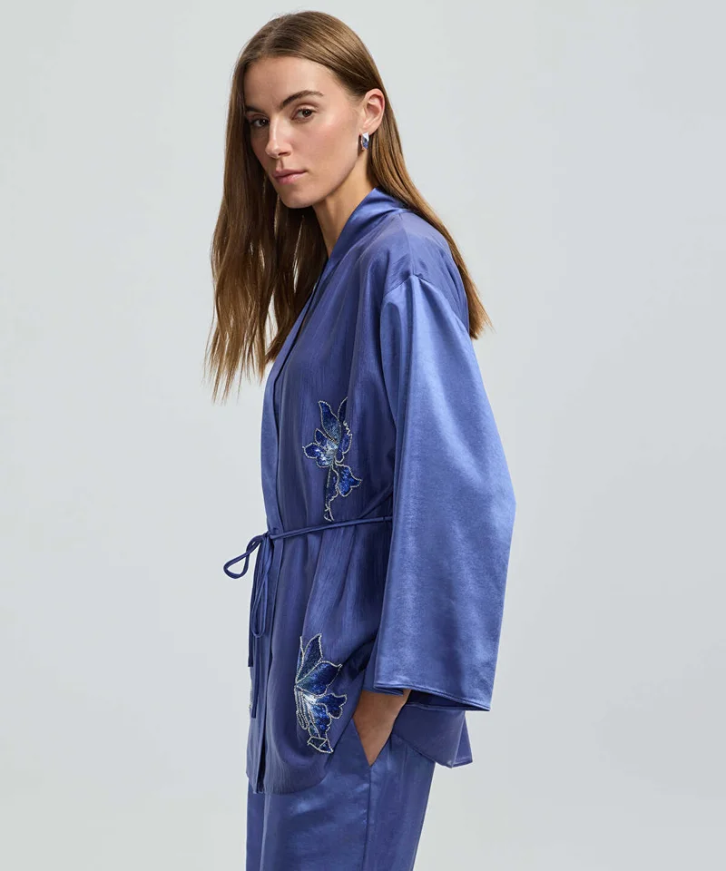 Ipekyol  Embroidered Kimono Jacket for Women | Best Price UAE