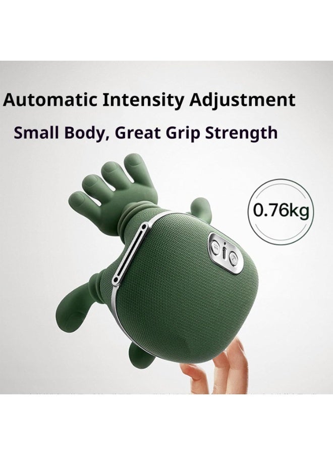 ACLIX Turtle Neck Massager, Bionic Heated Massager, Wireless Portable Neck and Back Massager with 3-Speed Adjustment for Men and Women | Green - Image 5