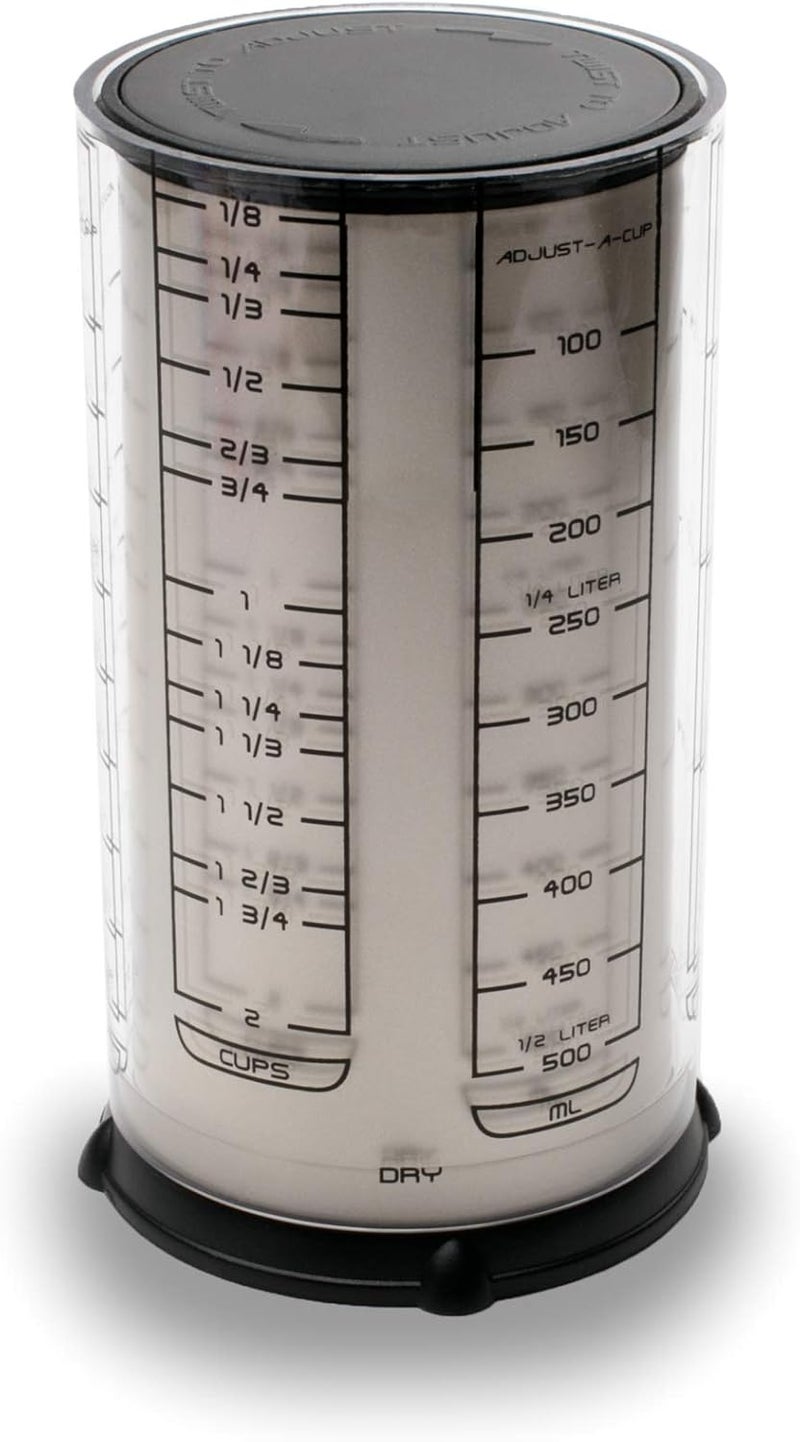 KitchenArt Professional Series 2-Cup Adjust-A-Cup in Champagne Satin - Adjustable Measuring Cup for Liquids and Dry Ingredients - Image 4
