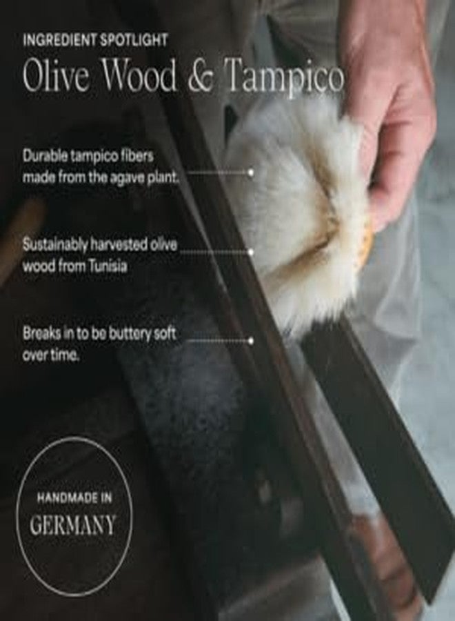 WILDLING Aura Sweeper | Artisan Crafted Dry Body Brush | Stimulates Lymph Flow + Boosts Circulation | Plant-Based Agave Fibers + Olive Wood Handle - Image 3