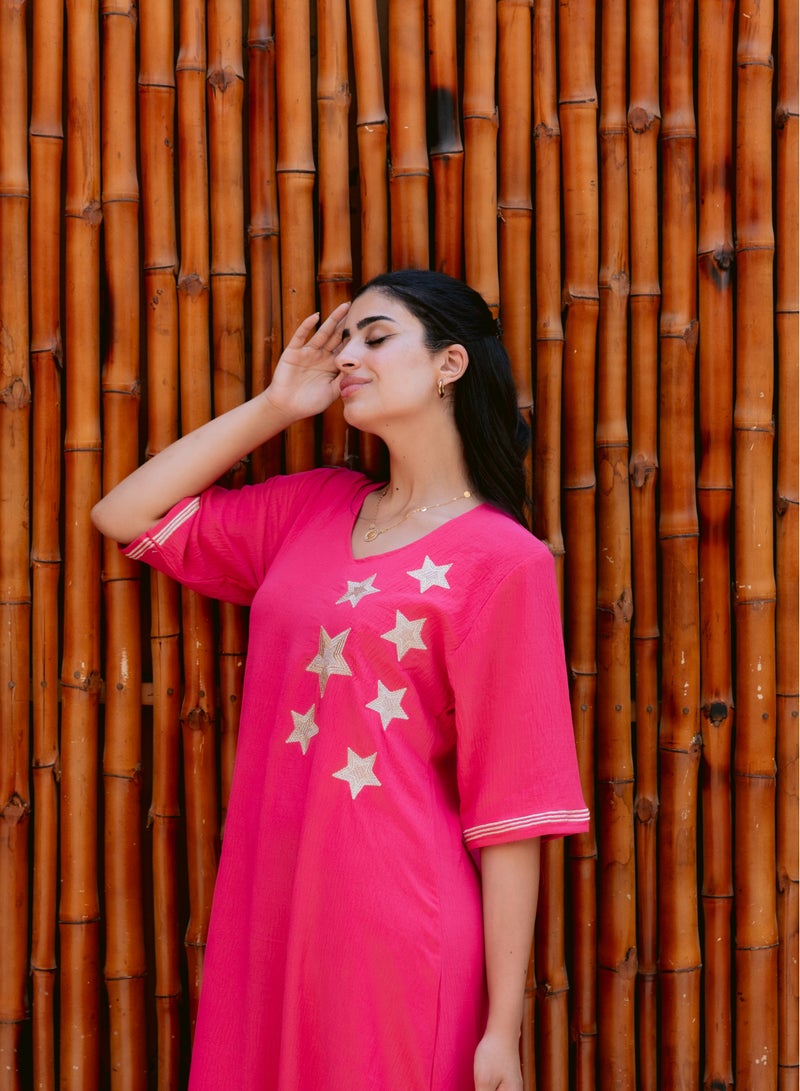 Soft galabiya with elegant design  - Image 3