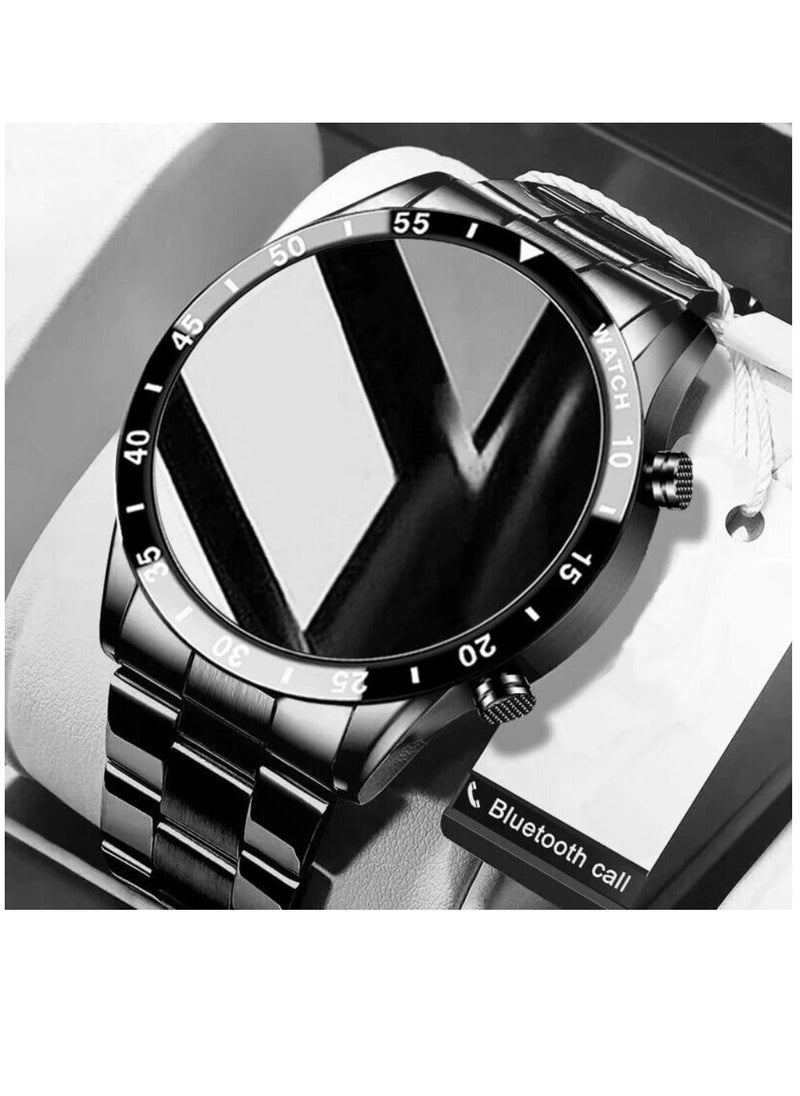 miYou Bluetooth Call Sports Fitness Tracker Heart Rate Monitor IP67 Waterproof Smartwatch For IOS Android Black  - Image 1