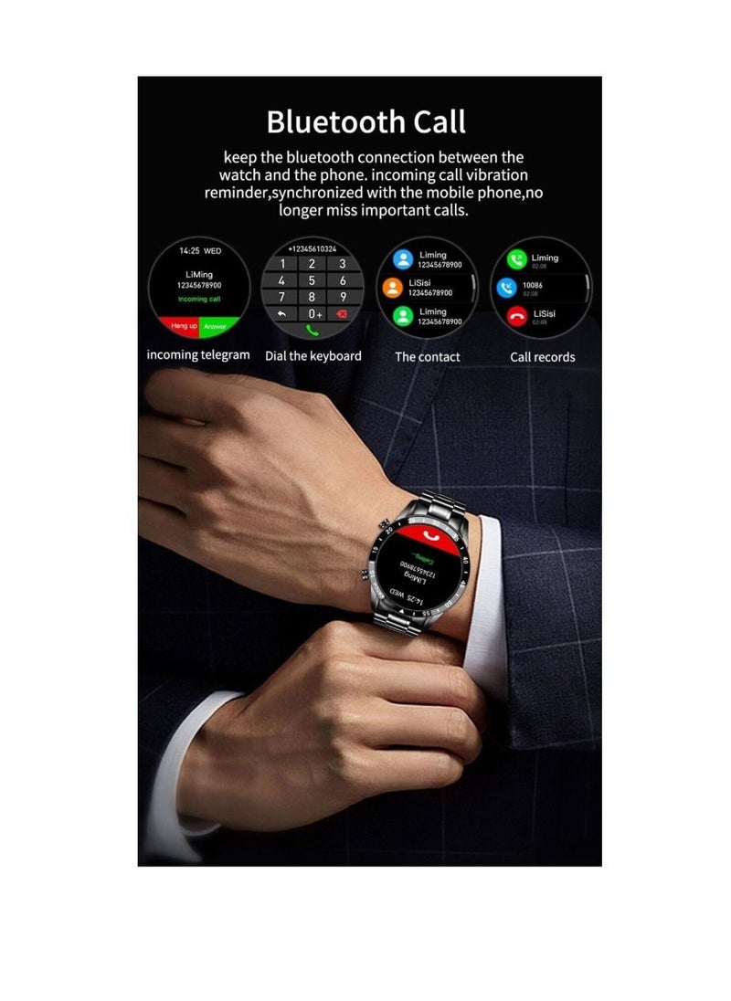 miYou Bluetooth Call Sports Fitness Tracker Heart Rate Monitor IP67 Waterproof Smartwatch For IOS Android Black  - Image 5