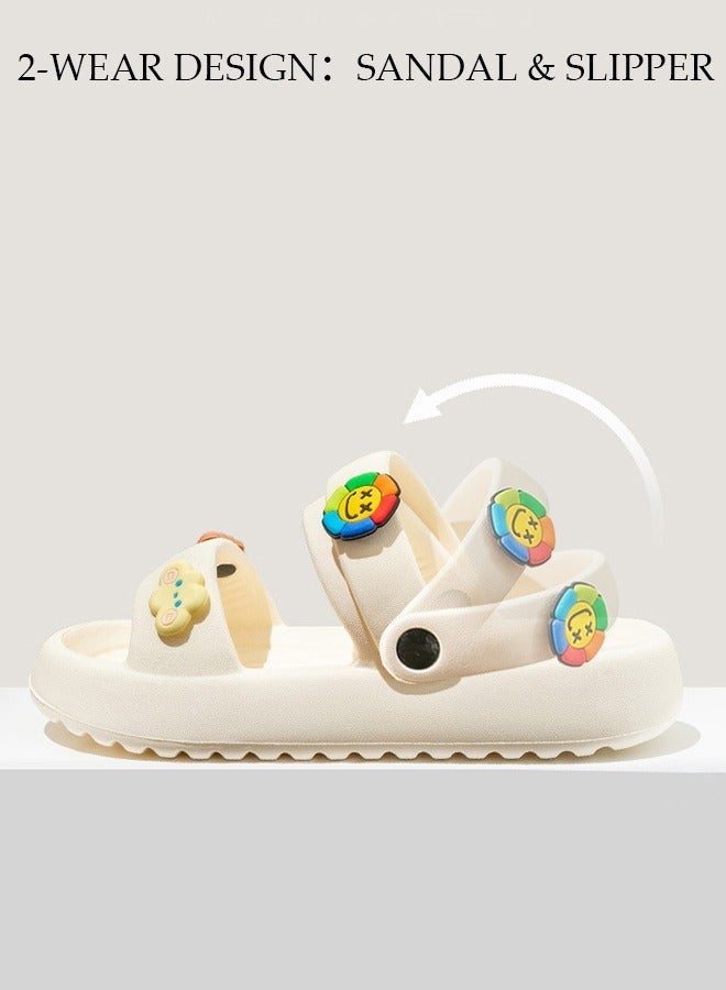 DUNISO Bath Slippers for Women Quick Drying Slide Sandal with Thick Sole Non-Slip Soft Shower Slippers Open Toe Spa Bath Pool Gym House Sandals Beach Sandals for Indoor & Outdoor - Image 5