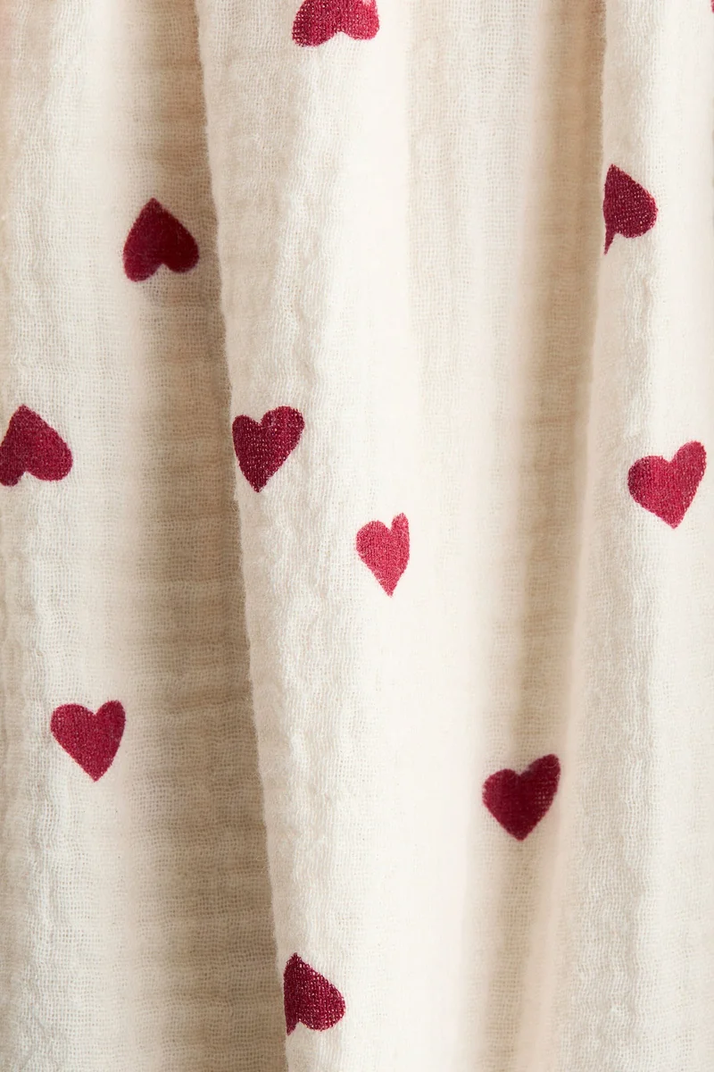 اتش اند ام فستان قطن سيرسوكر