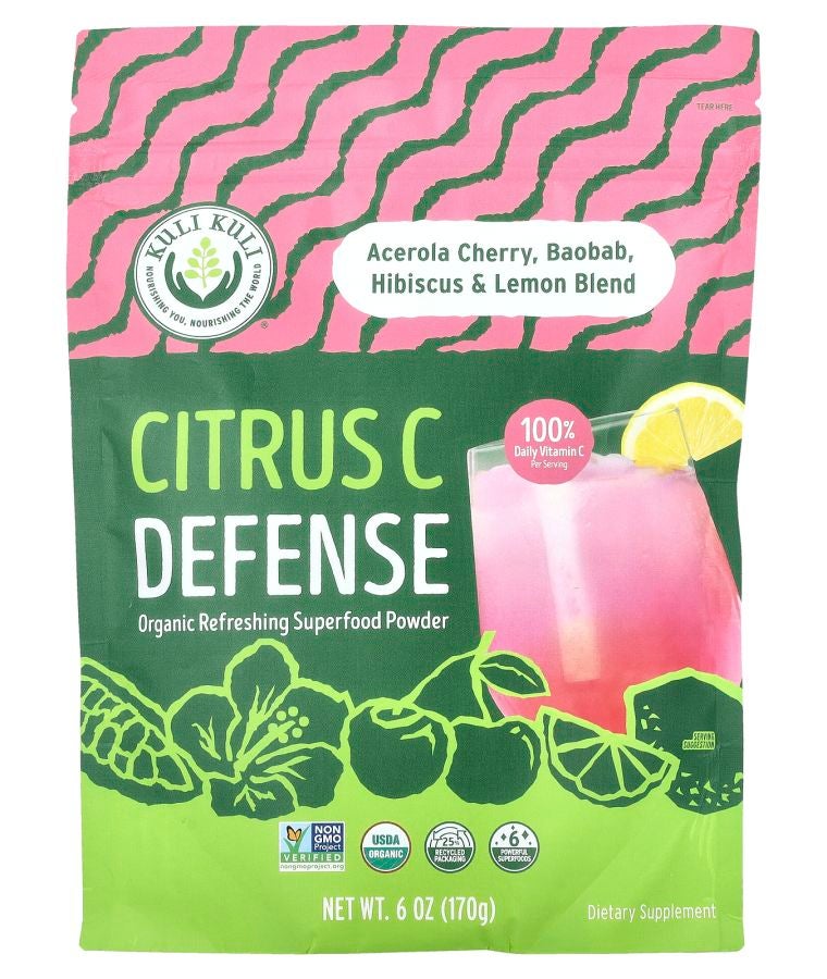 Kuli Kuli Citrus C Defense Organic Refreshing Superfood Powder 6 oz (170 g)