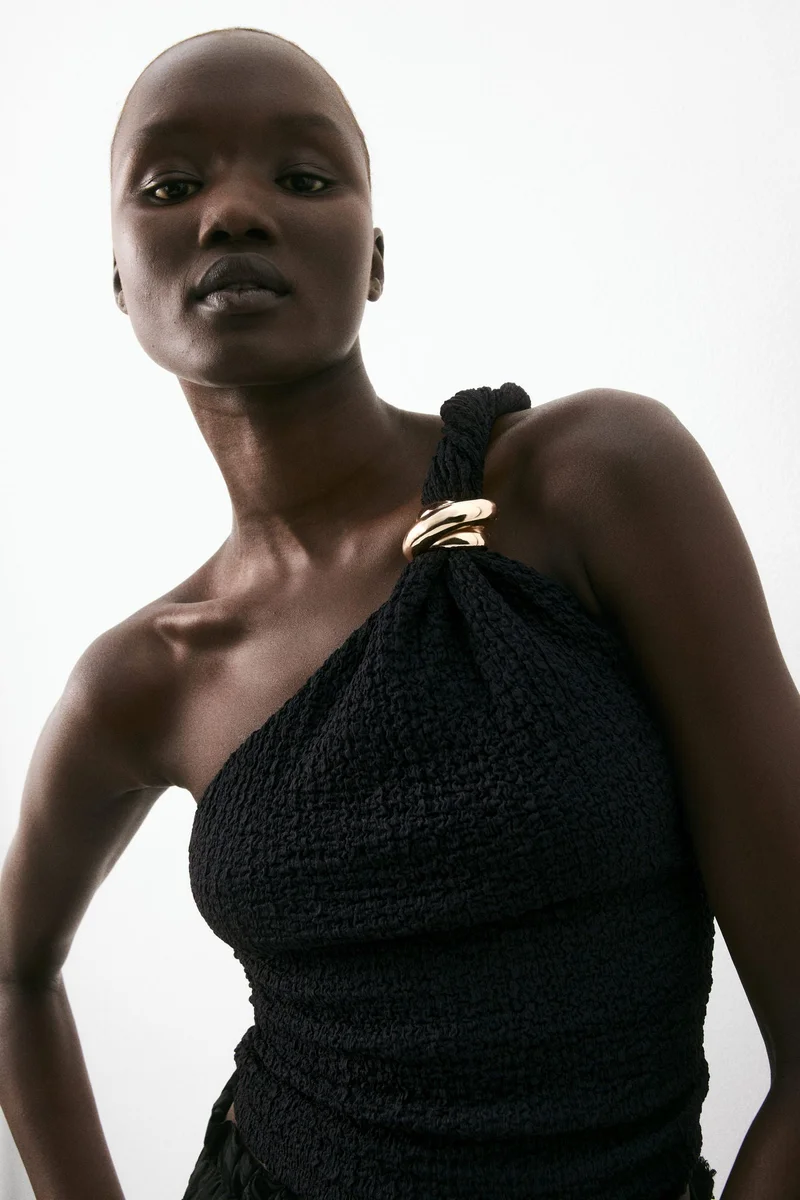 H&M One-shoulder top