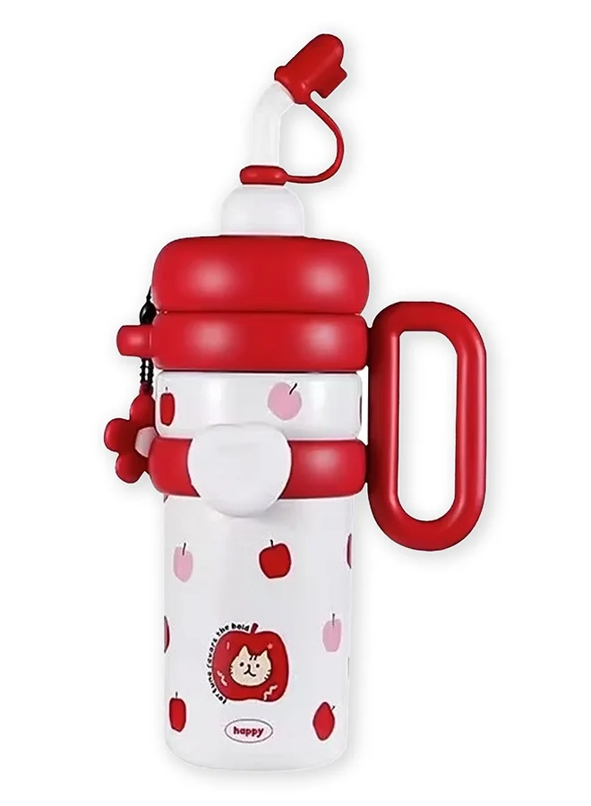 LITTLE SURPRISE BOX Little Surprise Box, Bubble Red Apple Stainless Steel Water Tumbler bottle for Kids & Adults , 1000ml
