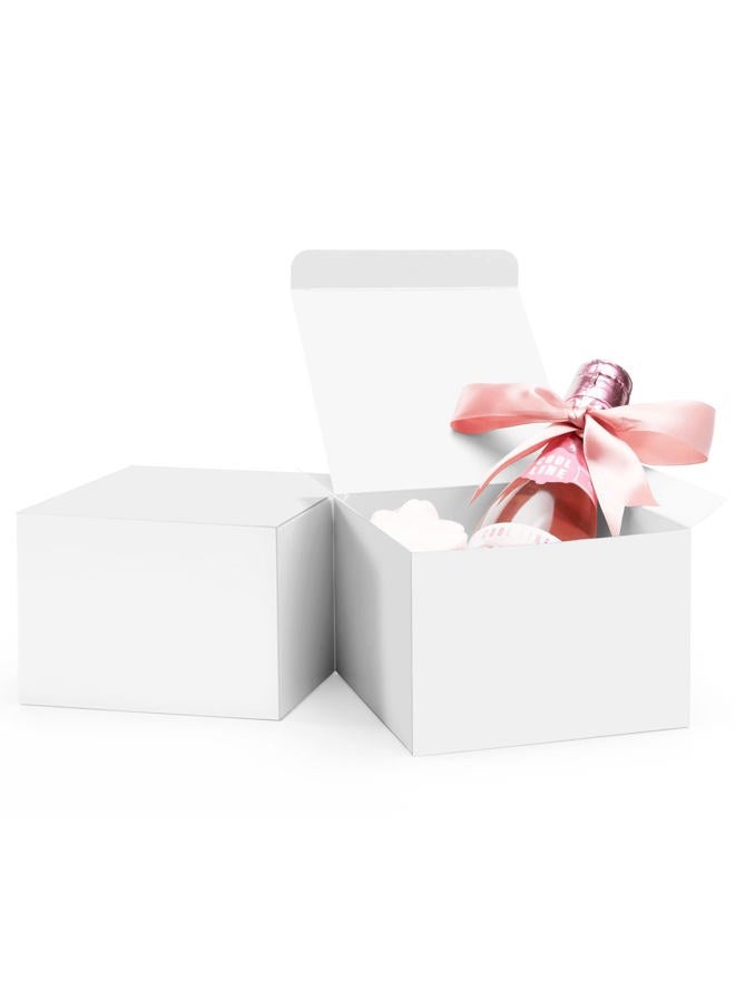 ValBox 20 Pack White Gift Boxes 5 X 5 X 3.5 Paper Gift Boxes with Lids for Gifts, Thanksgiving, Crafting, Cupcake, Cardboard Boxes, Easy Assemble Boxes - Image 1