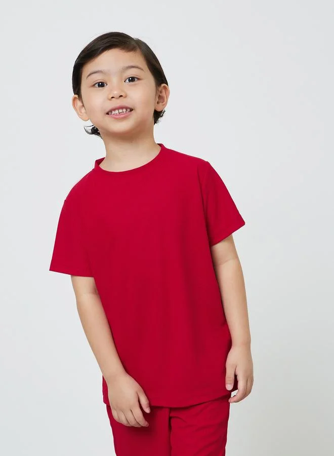 ستايلي Boys Sports Jersey Athleisure Cotton T-Shirt