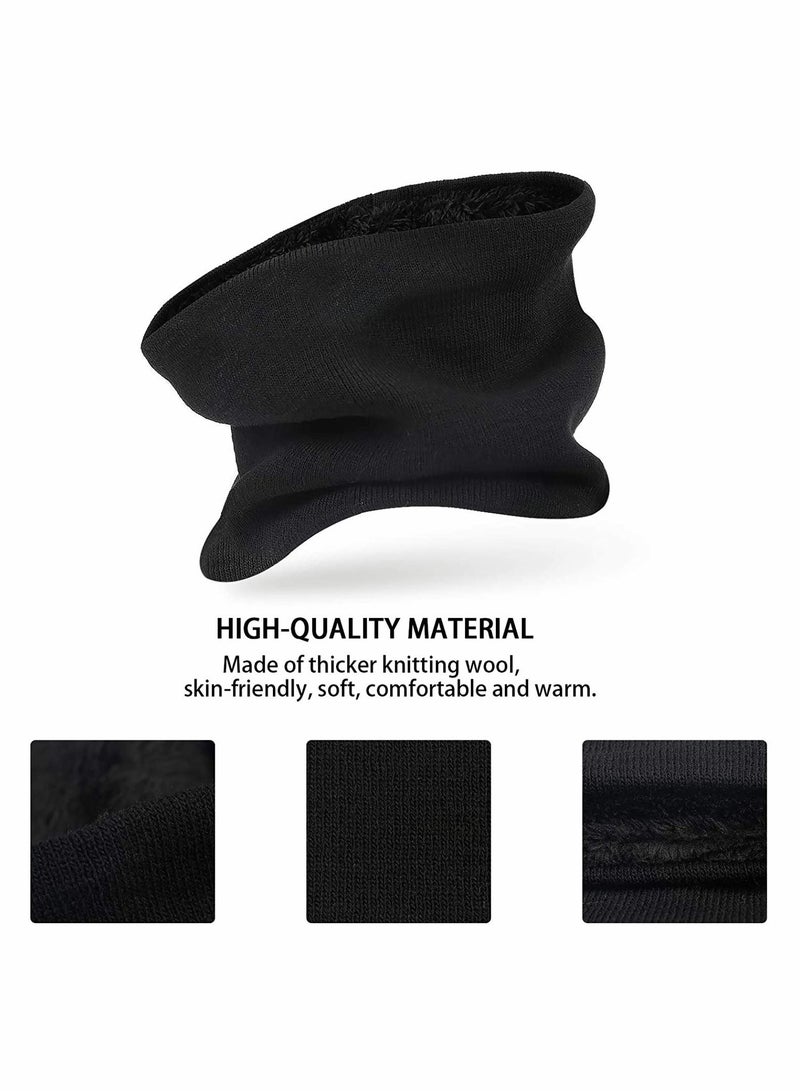 KASTWAVE Beanie Hat Scarf Touchscreen Gloves Set（Black） - Image 5