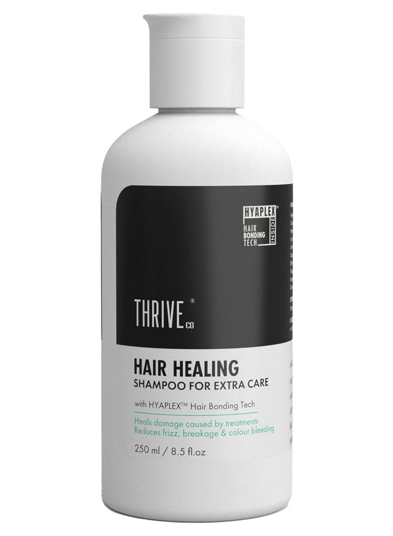 THRIVECO Hair Healing Shampoo, Heals damaged caused by treatment, reduces Frizz & Breakages, with Hyaplex Hair Bonding Tech. For both Men & Women - 250 ml - Image 1