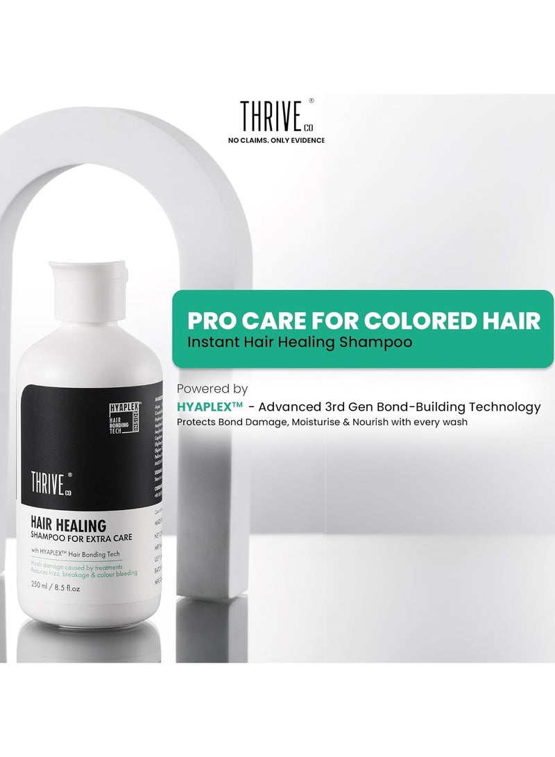 THRIVECO Hair Healing Shampoo, Heals damaged caused by treatment, reduces Frizz & Breakages, with Hyaplex Hair Bonding Tech. For both Men & Women - 250 ml - Image 2