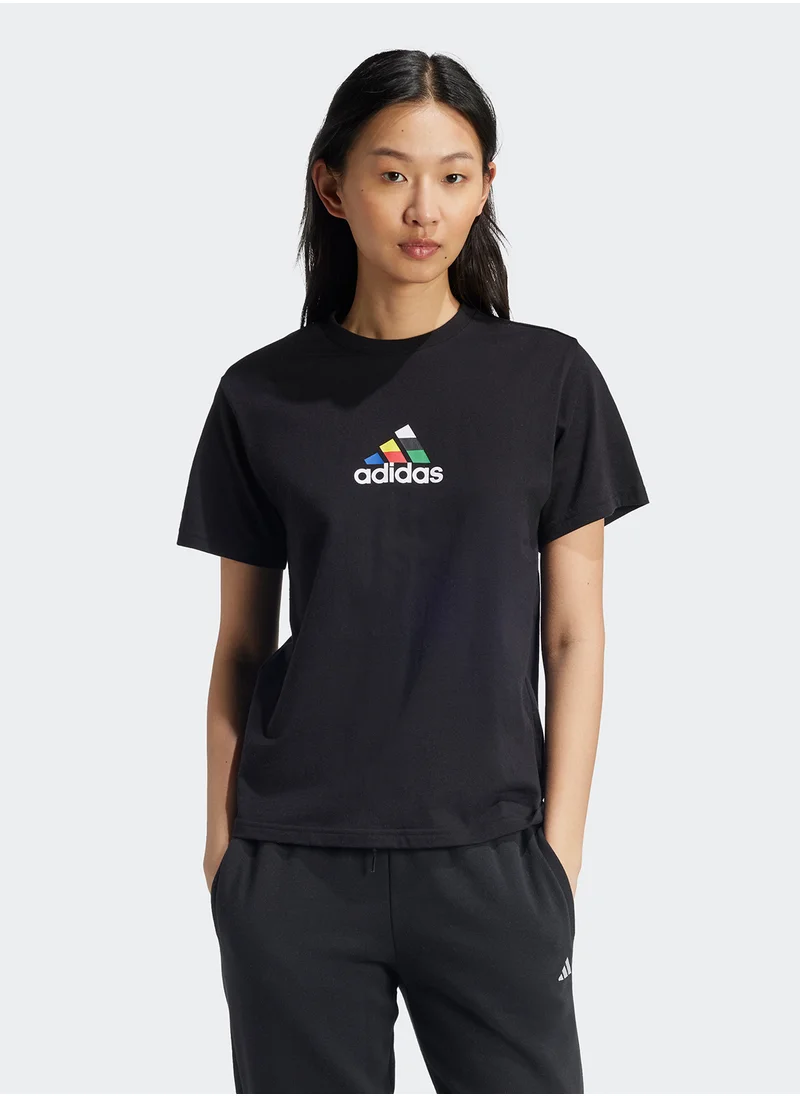 Adidas Tiro Nation Graphic T-Shirt