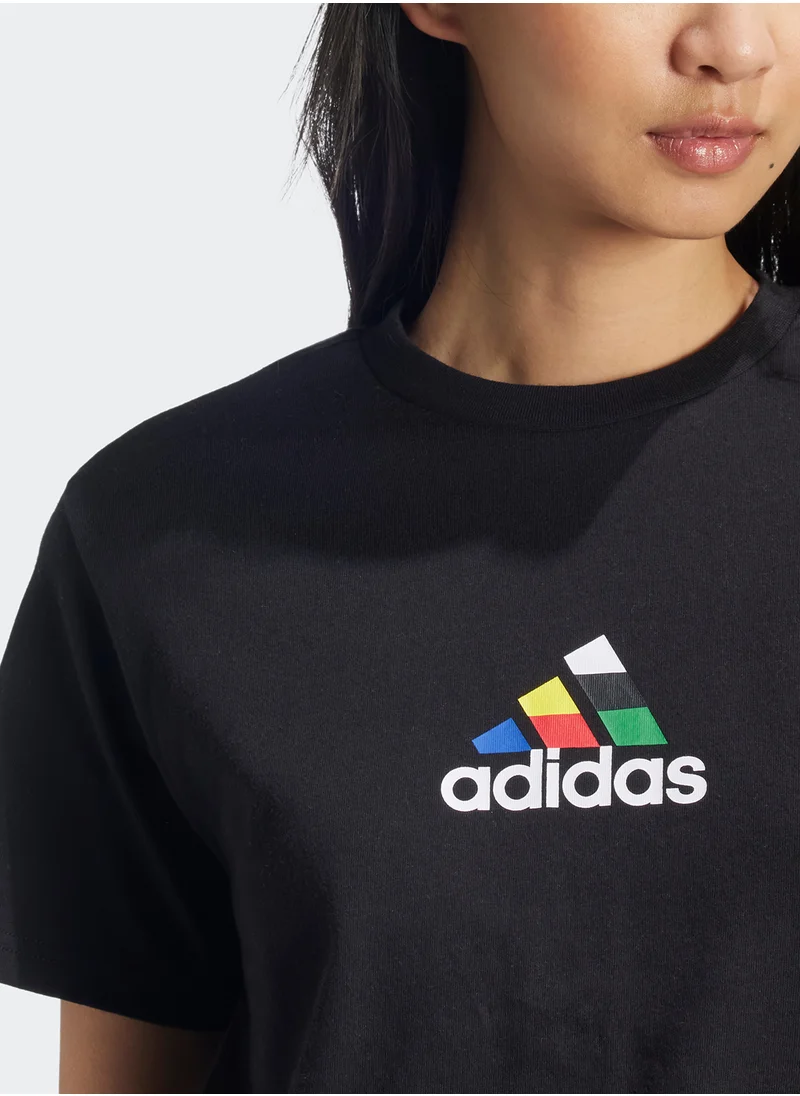 Adidas Tiro Nation Graphic T-Shirt