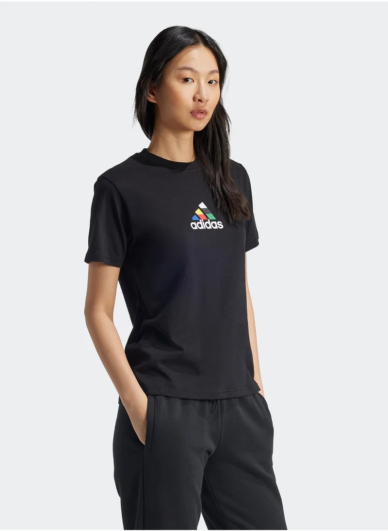 Adidas Tiro Nation Graphic T-Shirt