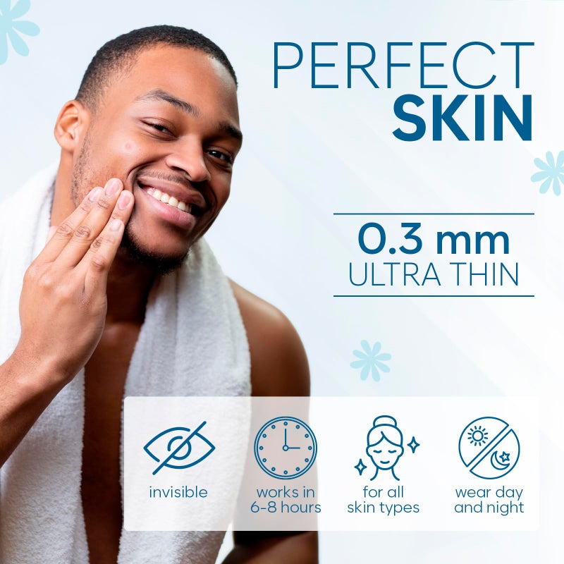 BLOOMORA Invisible Pimple Patches for Face (324 Count), Zit Patches for Blemishes, Hydrocolloid Bandages, Zit Stickers for Face - S/L Sizes - Image 4