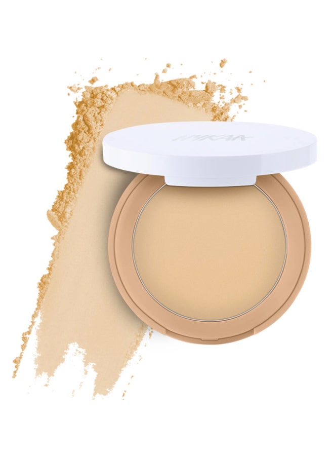 Nykaa Cosmetics All Day Matte Compact Powder Face Powder for Flawless Finish Pressed Powder Infused with Vitamin E 03 Beige 028 oz - Image 2