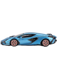 Toyfest Mini GT 1:64 Lamborghini Sian Fkp 37 Blu Aegir  - Image 3