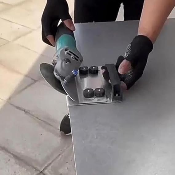 YARAENTERPRISE 45 Tile Chamfering Cutting Stand Holder for 100 Type Angle Grinder Sturdy Garden 1 Angle Grinder Stand  - Image 5