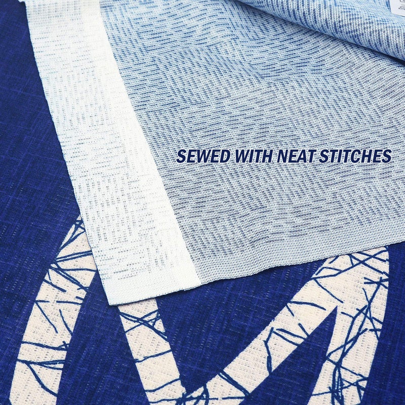 LIGICKY Japanese Noren Doorway Curtain Ancient Character Fish Tapestry for Home Decoration Blue 33x59inch - Image 5