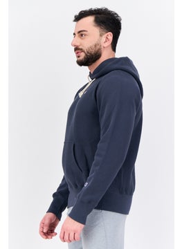 Champion Men Sportswear Fit Long Sleeve Outdoor Sweatshirts, Navy  - Image 2