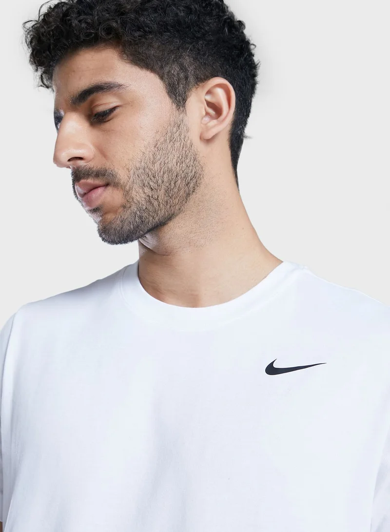 Nike WHITE M NK DF TEE DFC CREW SOLID for Men | Best Price UAE