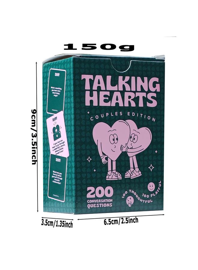 Bluejw English 88 Great Conversation Starters Couple Love Game Board Game Card - Image 1
