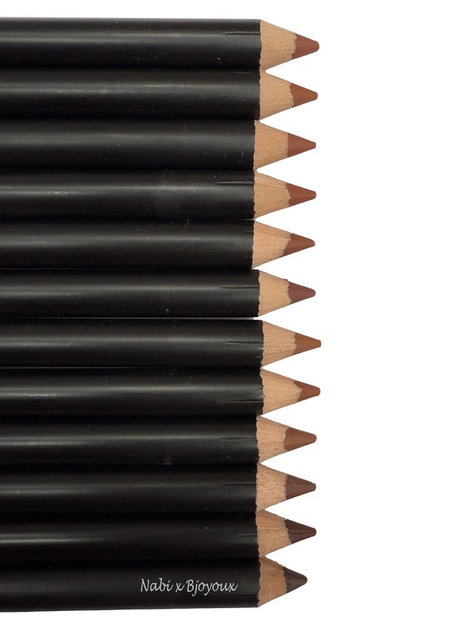 Nabi Lip Liner Pencil 12 Pieces Mix Browns - Image 3