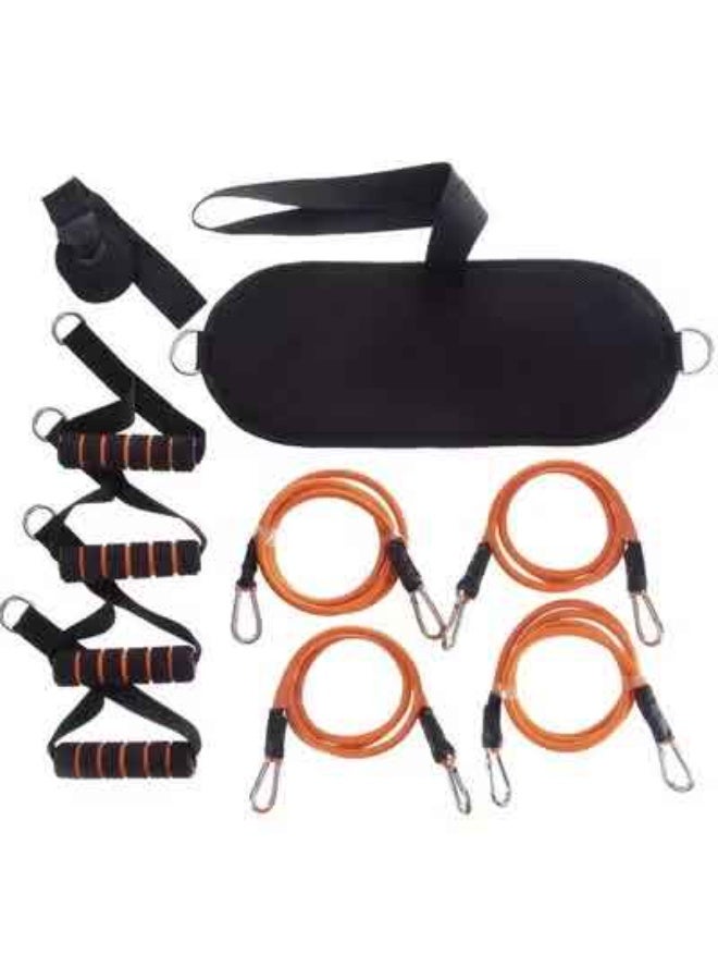 Rwnq Multi-resistance bands set - for fitness and muscle strengthening exercises (with comfortable handles)_Sports games - Fitness - Gym games - Image 1