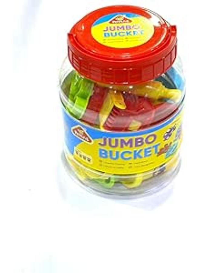 مجموعة بناء دلو جامبو مع مساحة تخزين