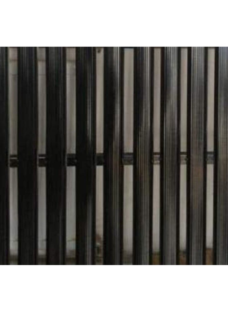 كستم ديكو سرير معدني مفرد بإطار فولاذي 90×190 سم | سرير حديدي أسود شديد التحمل بدون مرتبة | سرير فولاذي قوي للمنزل، النزل، وغرفة الموظفين - Image 2