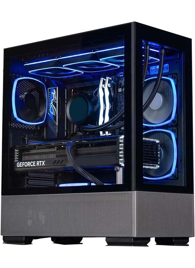 NANOTECH - Ratchet Storm Gaming PC - Intel Core i5-12400F Desktop Processor, 6 Total Cores, 12 Threads, DDR4 32GB (2*16) 3600MHz Ram, Nvidia GeForce RTX 3060 OC Edition 12GB GDDR6 Graphics Card, 2TB NVMe M.2 SSD, 3 Fan AIO Liquid Cooler, 650W Standard Power Supply, Windows 11 Pro | Wi-Fi - Image 1