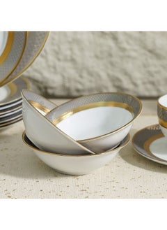DANUBE HOME Royal Feast 44-Piece Premium Fine Porcelain Dinner Set – Elegant Tableware for 8 Persons – Luxury Dinnerware Set for Home, Parties, Events & Gifting  - Image 2