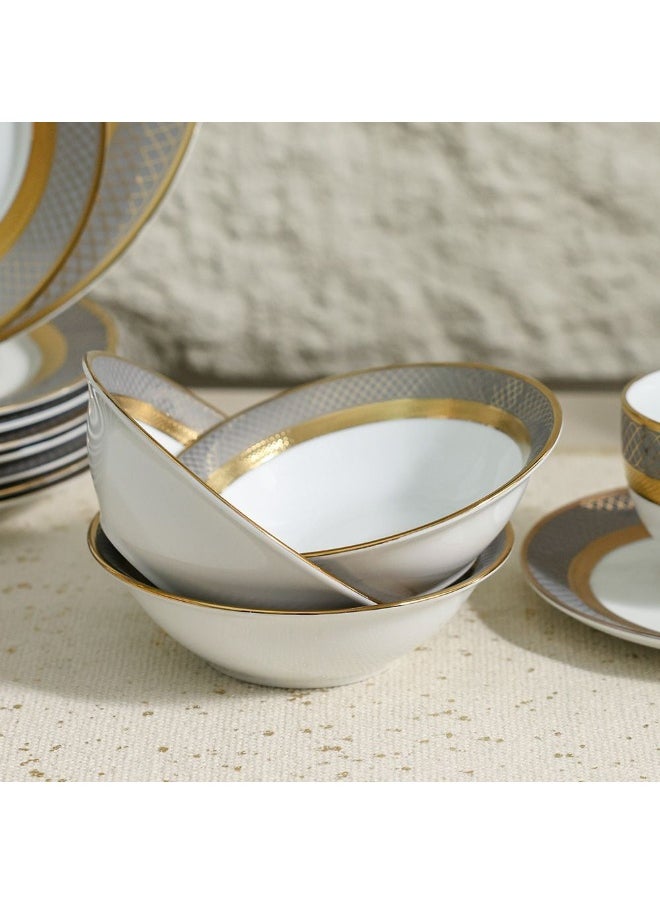 DANUBE HOME - Royal Feast 44-Piece Premium Fine Porcelain Dinner Set – Elegant Tableware for 8 Persons – Luxury Dinnerware Set for Home, Parties, Events & Gifting - Image 1