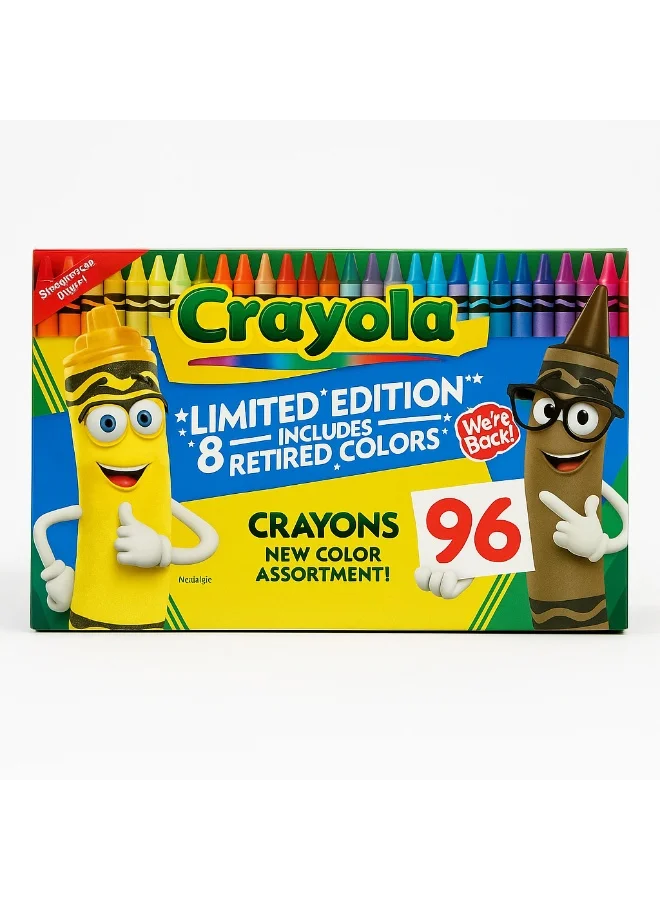 Crayola Classic & Limited Edition Crayons, 96 Crayons