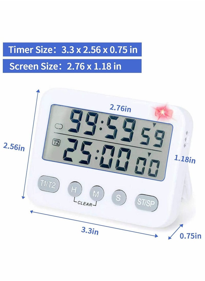 Y&D - 2 in 1 Kitchen Timer, Digital Timer,24-Hours Timer - Image 1